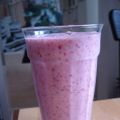 Hallon/ananassmoothie