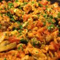Libanesisk kycklinggryta med tabbouleh