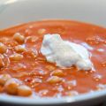 Tomatsoppa med kikärter