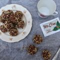 Nöt-crémesfyllda chokladbollar