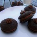 Double chocolate whoopie pies