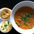 Linsoppa med kokosgrädde och kikärtsmuffins med[...]
