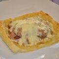 Lök tonfisk pizza