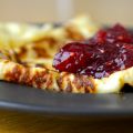 Hallon-, mango- och ananassylt/marmelad