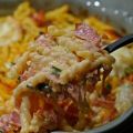 Pastagratäng med salami
