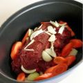 Pulled beef på mitt vis med tortillachips!