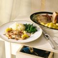 Normandisk cidermarinerad skinka