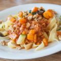Tomatsås med linser och vitlöksfräs
