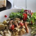 Medelhavspasta med kyckling