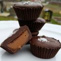 SALTED CARAMEL AND LIQUORICE CHOCOLATE CUPS
