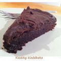 Kladdig kladdkaka med chokladkräm