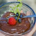 Vegansk chokladmousse