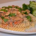 Pasta med krämig sås