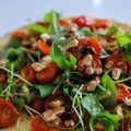 Cheesecake med ruccola och tapenade