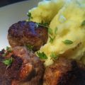 juliga köttbullar med potatismos