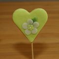 Blommiga cookie-pops