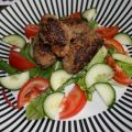 Köttfärsjärpar med sallad