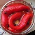 Inlagda grillade paprikor