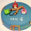 Angry Birdstårta