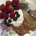 Glutenfria bananpannkakor med mandelsmör och[...]