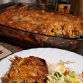 Spenatlasagne med chèvre och soltorkad tomat