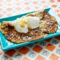 Asiatiska pannkakor med banan