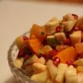 Fruktsallad med vaniljkeso