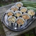 Zucchinimuffins med blåbär