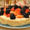 Glutenfri havrepaj med limekrämsfyllning
