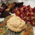 Spenatpannkaka med humus