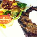 Entrecote och sallad med grillade varma[...]