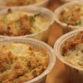 Matmuffins fylld med vällagrad ost & purjolök