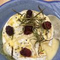 Camembert eller Brie i ugn