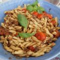 Casarecce Con Pomodorini e Pesto