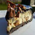 CITRONCHEESAKE MED LAKRITSGANACHE