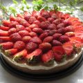 Cheesecake med jordgubbar
