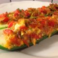 Fylld och ugnsbakad zucchini (5:2-diet)
