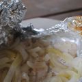 Grillad gös i foliepaket
