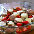 Mozzarellagratinerad fläskfilé
