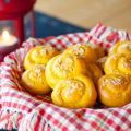 Härliga gyllengula lussekatter