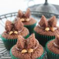 Peanut butterfly cupcake