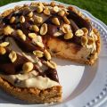 CHOCOLATE CHIP CARAMEL PEANUTBUTTER PIE