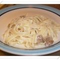 Pasta med kantarellsås