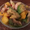 Räksallad med mango och avokado
