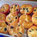 Leilas blåbärsmuffins med crumble