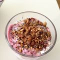Choklad- och hallonfrukost
